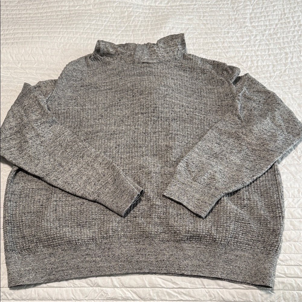 GAP Gray Hooded Raglan Sweater for Men